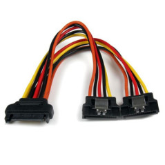 STARTECH 6" LATCHING SATA POWER Y SPLITTER CABLE ADAPTER - M/F