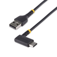 STARTECH 2M USB A TO C CHARGING CABLE RIGHT ANGLE, 3A LTW