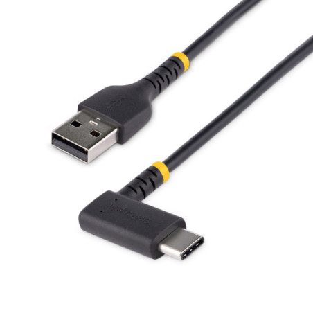 STARTECH 2M USB A TO C CHARGING CABLE RIGHT ANGLE, 3A LTW