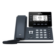 YEALINK (SIP-T53) 12 LINE IP PHONE WITH HANDSET, 3.7" ADJUSTABLE LCD SCREEN