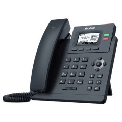 YEALINK (SIP-T31G) 2 LINE GIGABIT IP PHONE WITH HANDSET, DUAL PORT GIGABIT ETHERNET