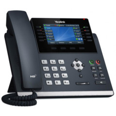 YEALINK (SIP-T46U) 16 LINE IP PHONE WITH HANDSET, 4.3" LCD SCREEN