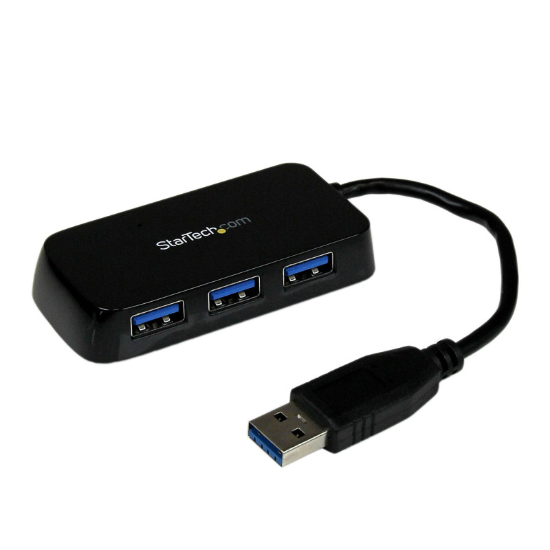 STARTECH 4 PORT USB 3.0 HUB, PORTABLE, 2YR