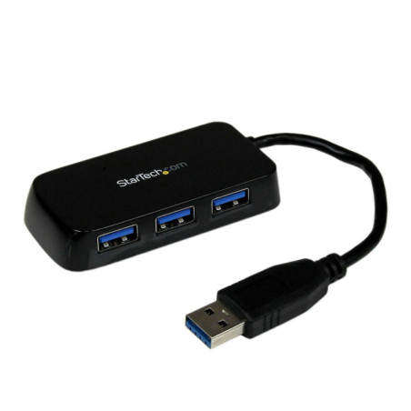STARTECH 4 PORT USB 3.0 HUB, PORTABLE, 2YR