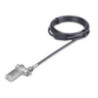 STARTECH Universal Laptop Lock 6.6ft, Compatible w/ Noble Wedge/Nano/K-Slot, Keyless Combo