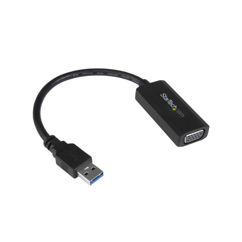 STARTECH USB TO VGA EXTERNAL GRAPHICS CARD W ON-BOARD DRIVER INSTALL 2YR
