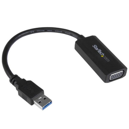 STARTECH USB TO VGA EXTERNAL GRAPHICS CARD W ON-BOARD DRIVER INSTALL 2YR