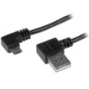 STARTECH 1M MICRO USB2.0 A TO MICRO USB2.0 B CABLE, M/M, RIGHT ANGLE, LTW