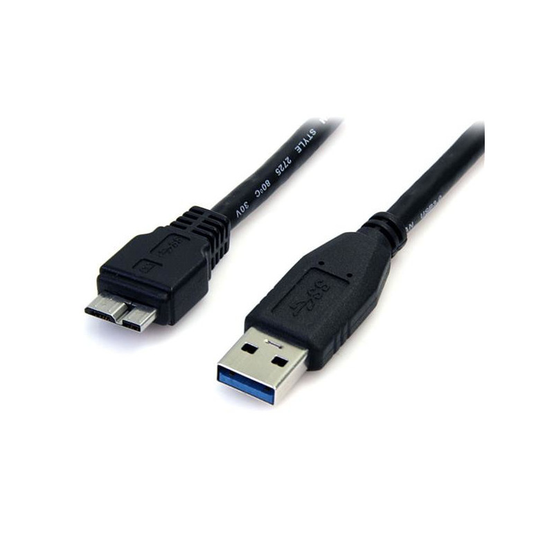 STARTECH 0.5M USB 3.0 A TO MICRO USB 3.0 B CABLE, M/M, LTW