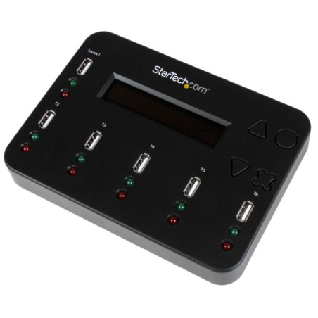 STARTECH 1 TO 5 USB FLASH DRIVE DUPLICATOR, 2MODE, NO HOST, LCD DISPLAY, USB2.0, 2YR