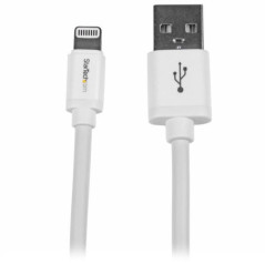 STARTECH 2M USB-A TO LIGHTNING CABLE, MFi, WHITE, 2YR