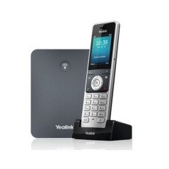 YEALINK (W76P) HIGH PERFORMANCE DECT IP PHONE SYSTEM W/HANDSET & BASE STATION,2.4" SCREEN