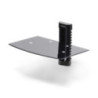 StarTech FLOATING WALL-MOUNTED AV SHELF, GLASS, H/ADJ, 2YR