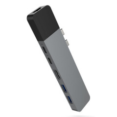 TARGUS HYPERDRIVE NET 6-IN-2 USB-C HUB - GRAY