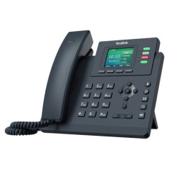 YEALINK (SIP-T33G) 4 LINE GIGABIT IP PHONE WITH HANDSET, 2.4" LCD SCREEN