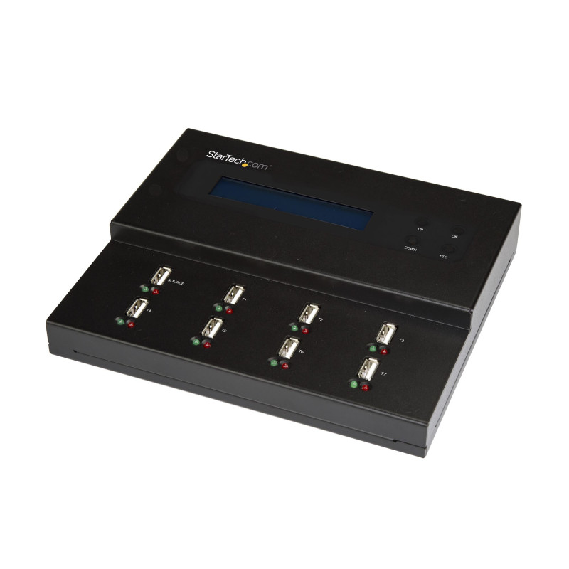 STARTECH 1:7 USB THUMB DRIVE DUPLICATOR AND ERASER FOR FLASH DRIVES, 2YR