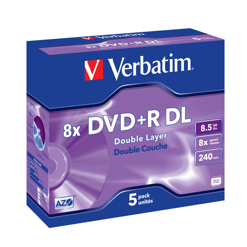 DVD+R DL 5pk Jewel Case