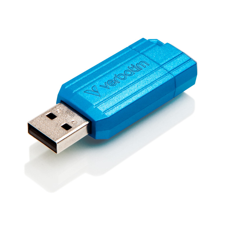 PINSTRIPE USB 2.0 DRIVE 16GB - BLUE