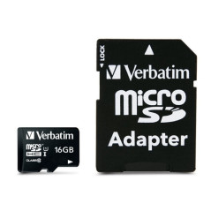 Verbatim Micro SDHC 16GB (Class 10) with