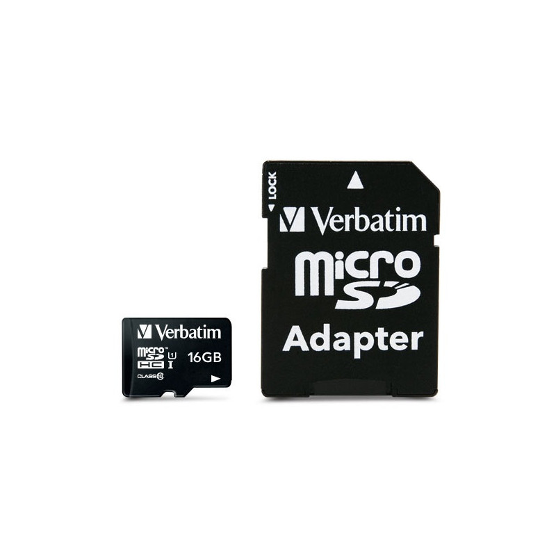 Verbatim Micro SDHC 16GB (Class 10) with