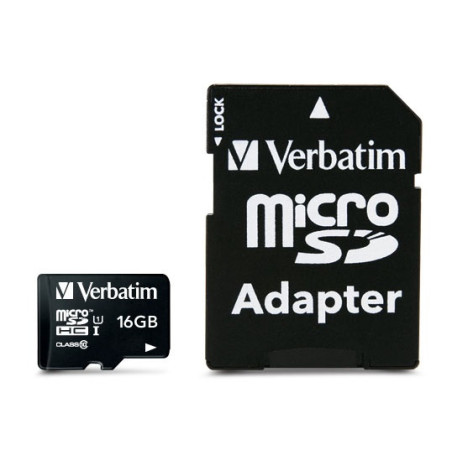 Verbatim Micro SDHC 16GB (Class 10) with