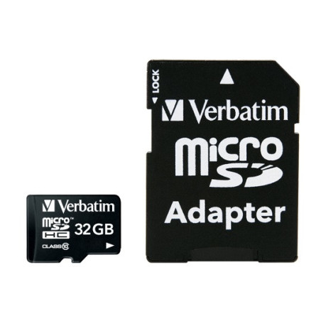 Verbatim Micro SDHC 32GB (Class 10) with