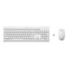 230 WL MOUSE+KB COMBO WHT