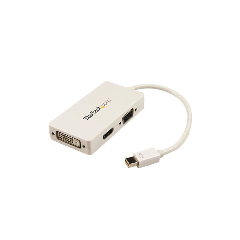 mDP to VGA DVI HDMI-3-in-1 Adapter