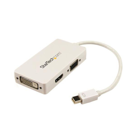 mDP to VGA DVI HDMI-3-in-1 Adapter