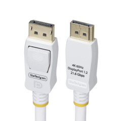 1.8m White VESA Certified DP 1.2 Cable