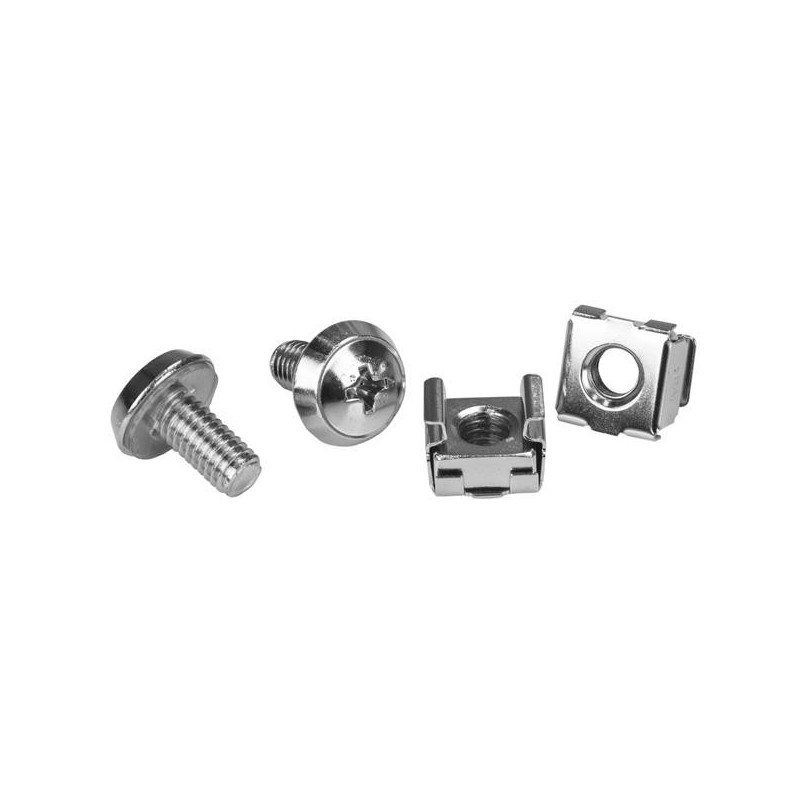 M6 Rack Screws and Cage Nuts - 20 Pack