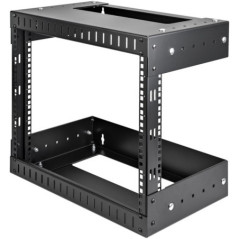 8U Open Frame Wall Mount Equipment Rack