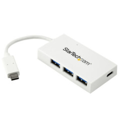 4 PORT USB C HUB - 1X USB C 3X USB A