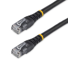 10 FT BLACK MOLDED CAT6 UTP PATCH CABLE