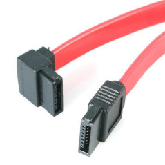18in SATA to Left Angle SATA Cable