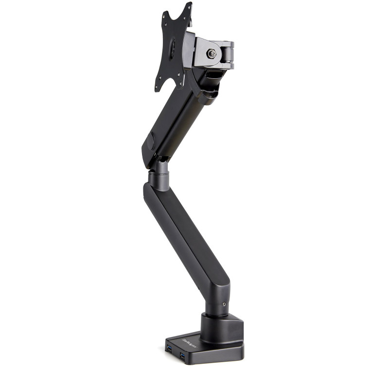 Slim Single Monitor Arm with USB Ports