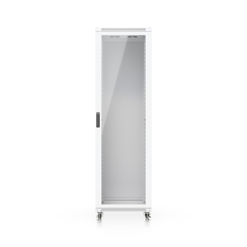 Ubiquiti 42U Rack Cabinet,Fully Assembled Floor Rack,Built-In Fans,Removable Panels,Lockable Casters,Optimal Airflow,Heavy-Duty,