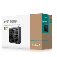 DeepCool PN1200M Gamer Storm 80+ Gold Black Fully Modular Power Supply, 135mm FDB Fan, Japanese Bulk Capacitor, ATX3.1, 12V-2x6 