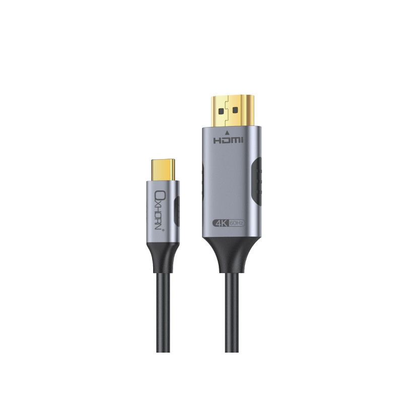 OXHORN CB-CH-402 USB C to HDMI 2.0 Cable 2m