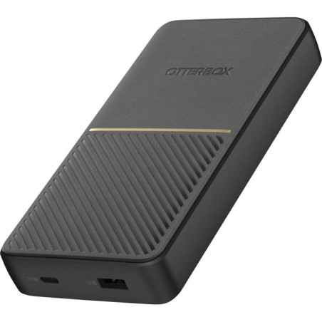 OtterBox Fast Charge Power Bank 20K mAh - Black (78-80642), Dual Port USB-C (18W) & USB-A (18W), Includes USB-C Cable (15CM), 2 