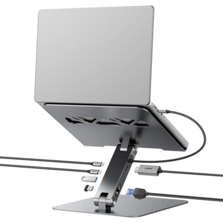BENFEI 398GY TYPE-C 6-in-1 HDMI+USB-C(10G)+RJ45+2xUSB-A(10G)+PD