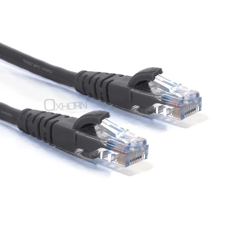 OXHORN CB-CAT6-B050 Network Cable Cat6 50m Black
