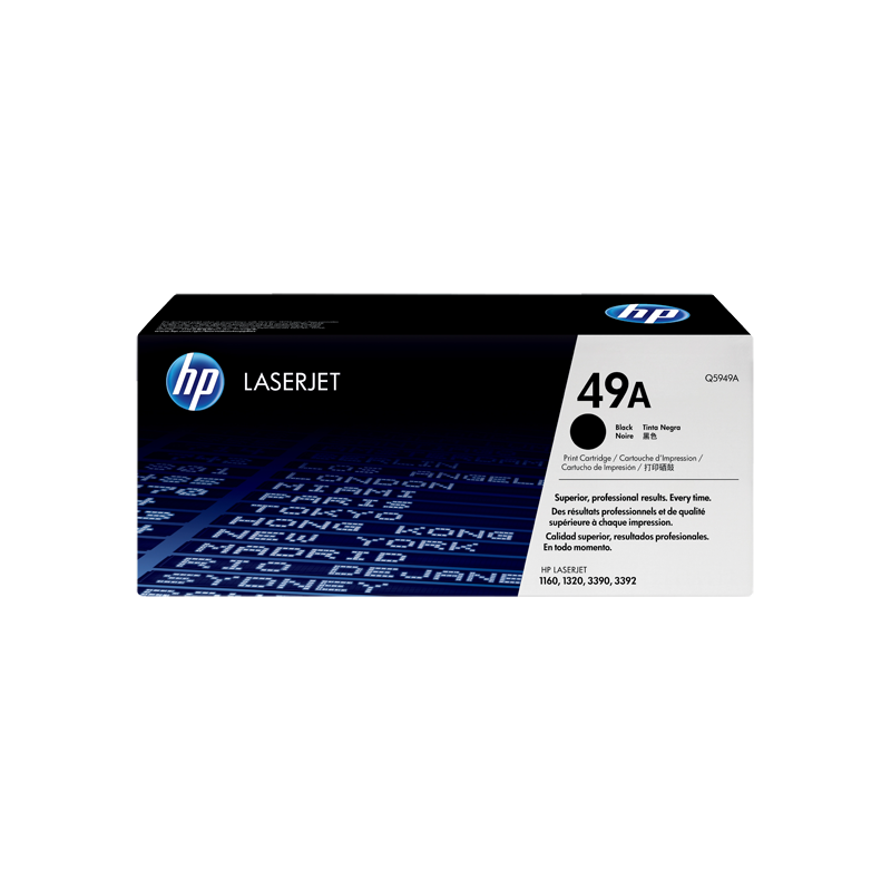 HP 49A BLACK TONER 2500 PAGE YIELD FOR LJ 1160 1320 3390