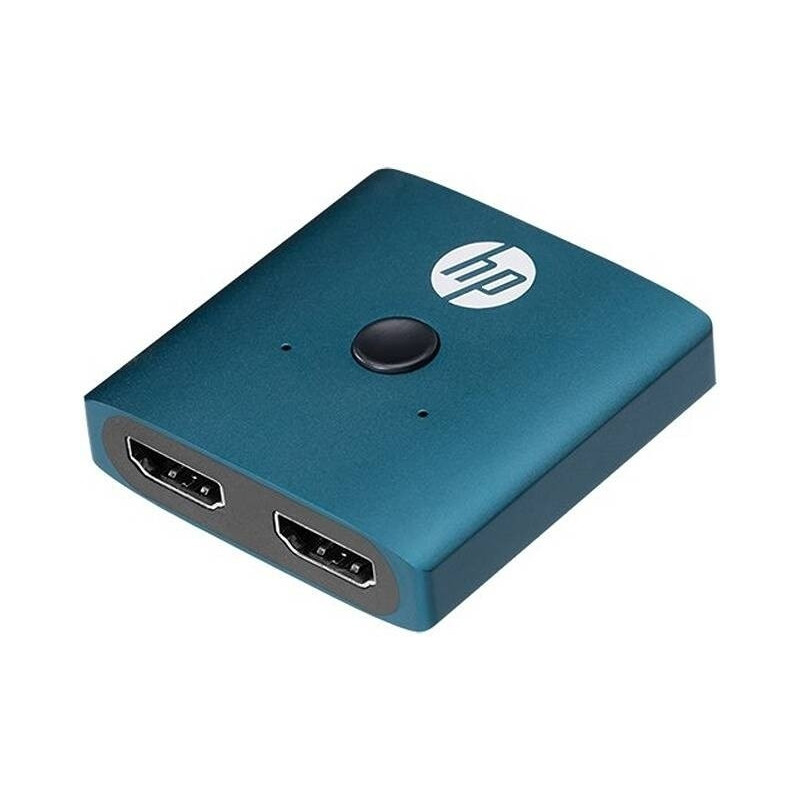 HP DHC-HD01V 4K Professional Dual Port HDMI Switch Hub for PC / TV / Monitor