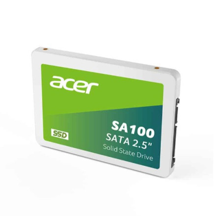 ACER SA100-480GB 2.5â³ SATA lll SSD Writing Speed 493 MB/s Reading Speed 560 MB/s BL.9BWWA.103 - 3 Year Warranty