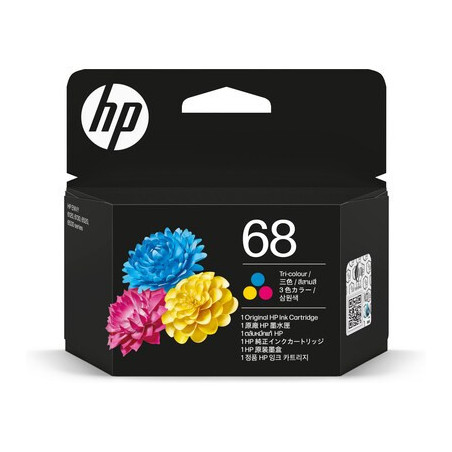 HP 68 TRI-COLOR ORIGINAL INK CARTRIDGE 120 PAGE YIELD FOR ENVY 6120 6130 6520 6530