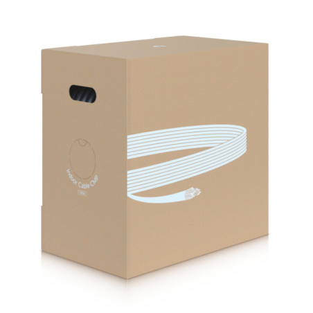 Ubiquiti UniFi Indoor Cable Cat6A CMP, Category 6A Ethernet Cable, High-Speed Deployments In Environments, Require Plenum-Rated 