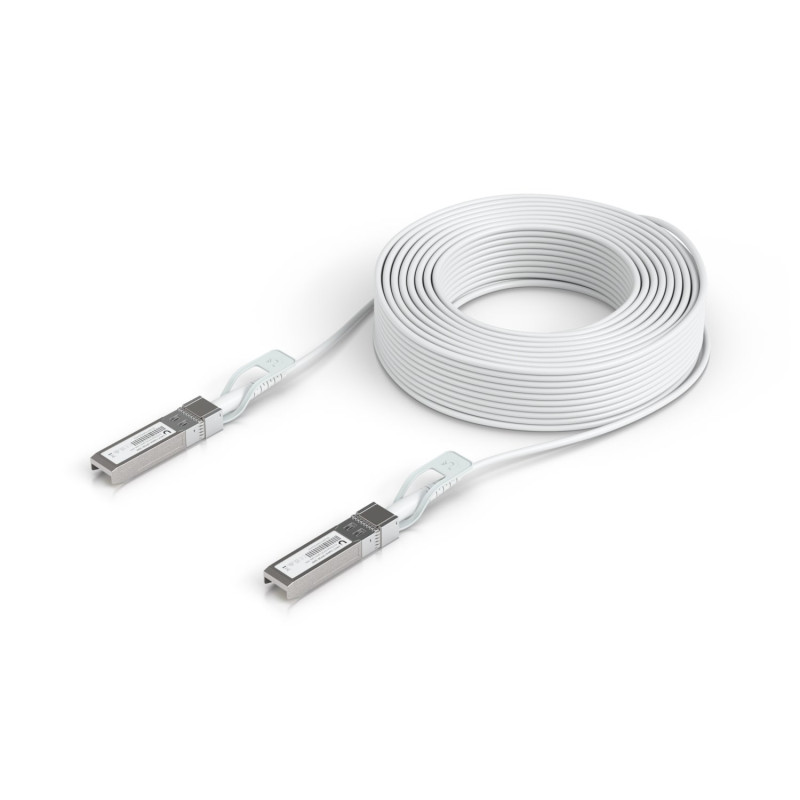 Ubiquiti Uplink Cable Direct Attach Cable, 30M,Auto Link Optimization For Seamless 1G SFP,10G SFP+, 25G SFP28 Intercon Between U