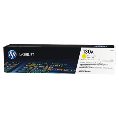 HP 130A YELLOW LASERJET TONER CARTRIDGE-M153/M176/M177