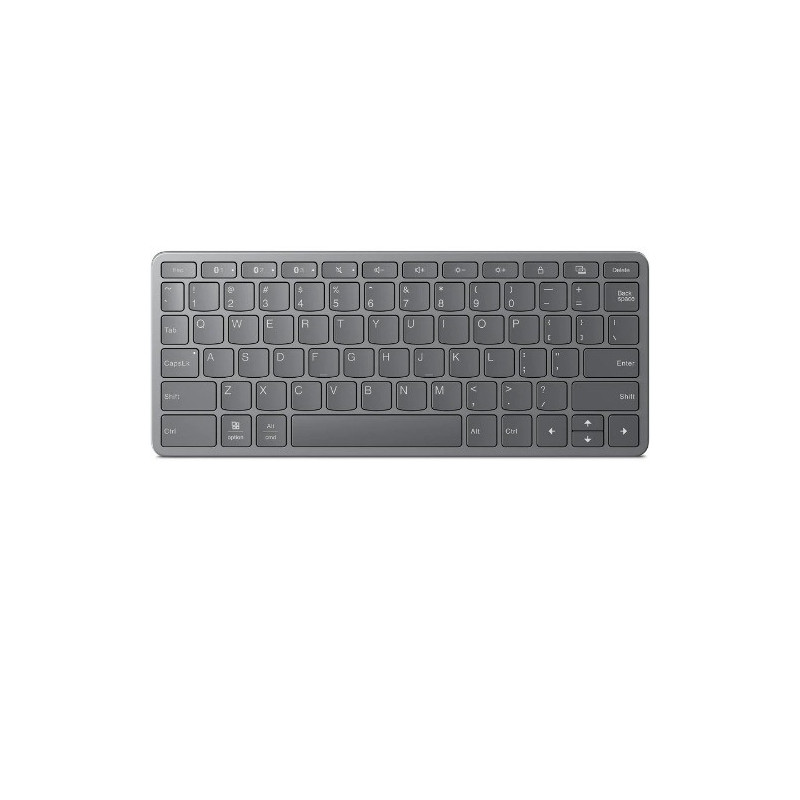 Lenovo Multi-Device Wireless Keyboard - (ZG38C05811), Connect upto 3 devices, Convenient & Comfort typing, Flexible connectivity